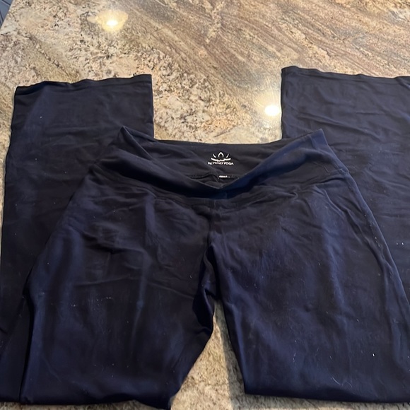 Beyond Yoga Other - BEYOND YOGA pants, black with wide leg. From hip to hip measures about 14”.